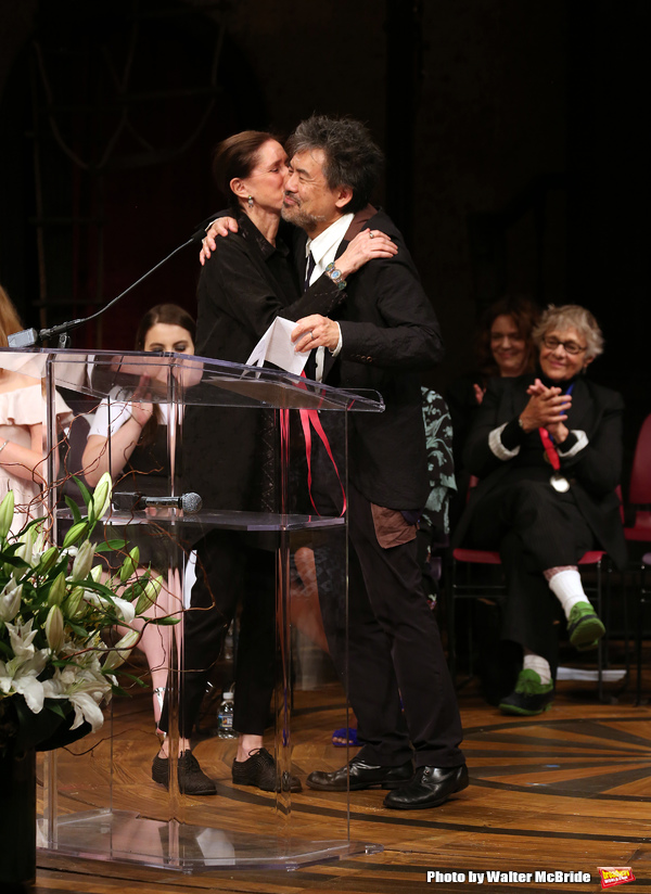 Julie Taymor, David Henry Hwang and Estelle Getty Photo