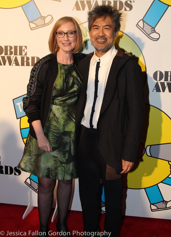 Heather Hitchens and David Henry Hwang Photo