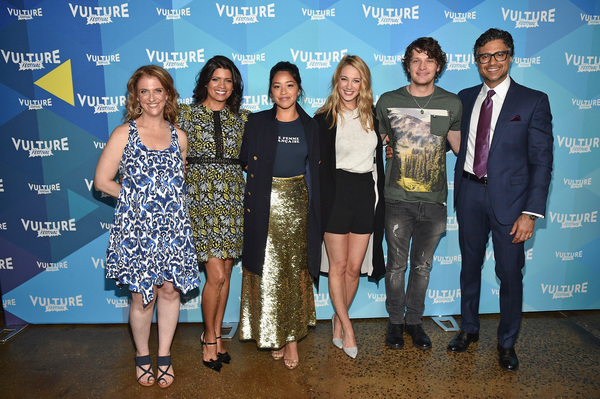 Jennie Snyder Urman, Andrea Navedo, Gina Rodriguez, Yael Grobglas, Brett Dier, and Ja Photo