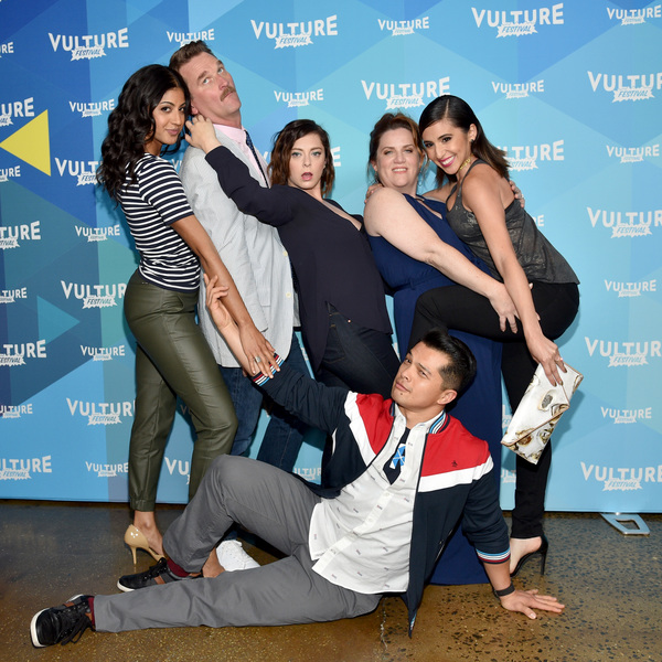 Vella Lovell, Peter Gardner, Rachel Bloom, Vincent Rodriguez III, Donna Lynne Champli Photo