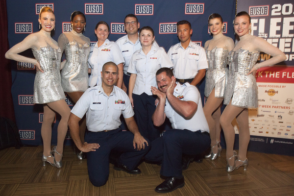 Photo Flash: Radio City Rockettes Join Forces with the USO for Fleet Week and More Image