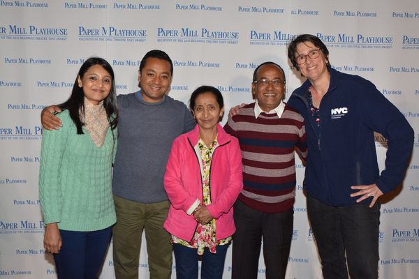 Alina Kansakar, Prashant Kansakar, Meera Kansakar, Dibya Kansaker and Pam Elardo Photo