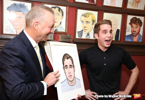 Photo Coverage: Ben Platt's DEAR EVAN HANSEN Gang Celebrates His New Sardi's Portrait! Image