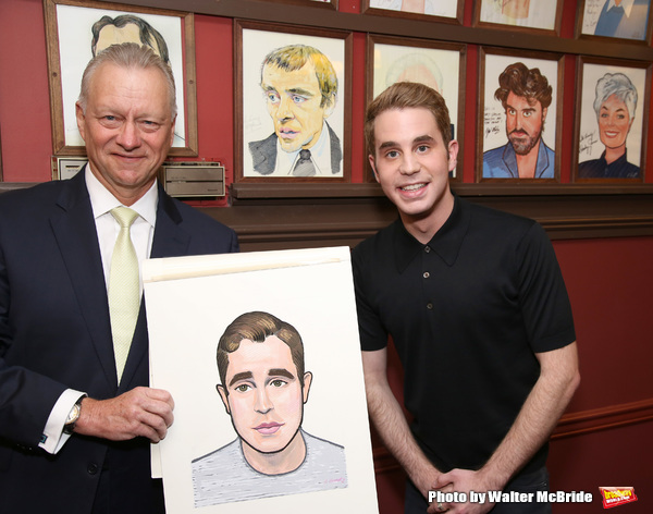Photo Coverage: Ben Platt's DEAR EVAN HANSEN Gang Celebrates His New Sardi's Portrait! Image