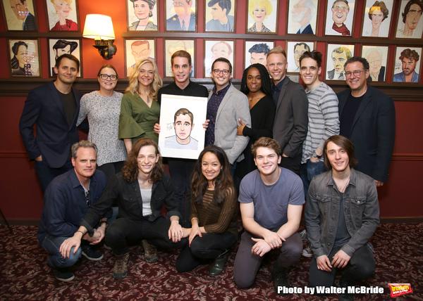 Photo Coverage: Ben Platt's DEAR EVAN HANSEN Gang Celebrates His New Sardi's Portrait! Image