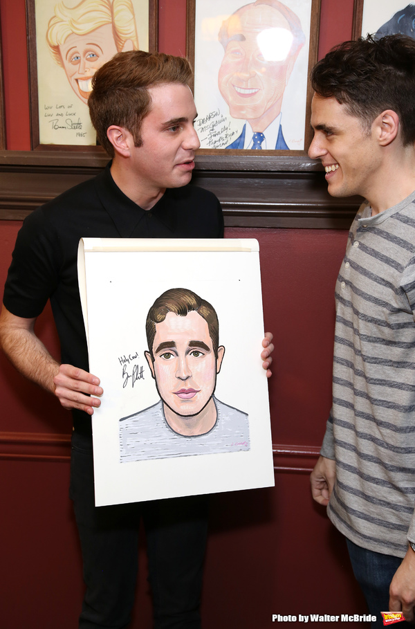 Photo Coverage: Ben Platt's DEAR EVAN HANSEN Gang Celebrates His New Sardi's Portrait! Image