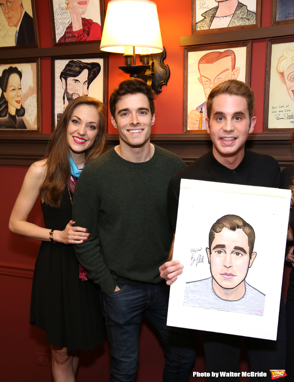 Photo Coverage: Ben Platt's DEAR EVAN HANSEN Gang Celebrates His New Sardi's Portrait! Image