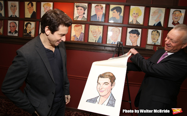 Photo Coverage: GROUNDHOG DAY's Andy Karl Becomes Broadway Royalty with a New Portrait at Sardi's! Image