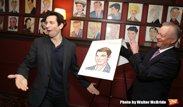 Photo Coverage: GROUNDHOG DAY's Andy Karl Becomes Broadway Royalty with a New Portrait at Sardi's! Image