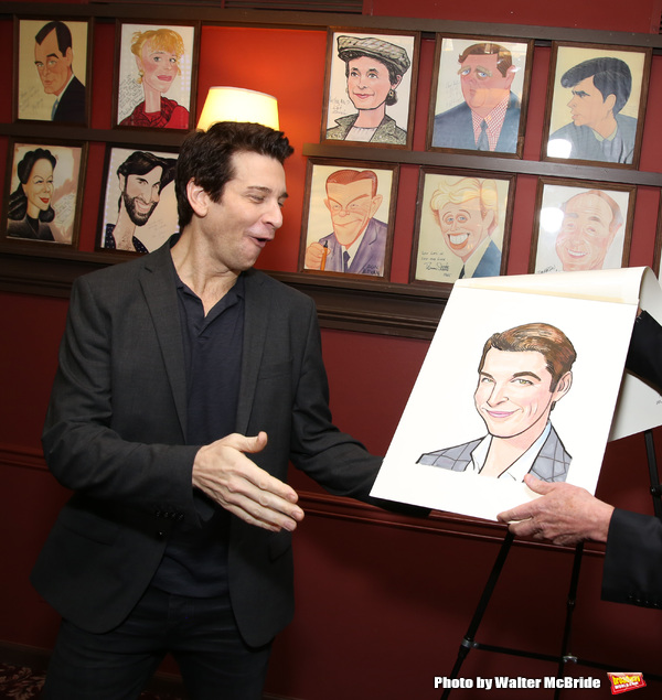 Photo Coverage: GROUNDHOG DAY's Andy Karl Becomes Broadway Royalty with a New Portrait at Sardi's! Image