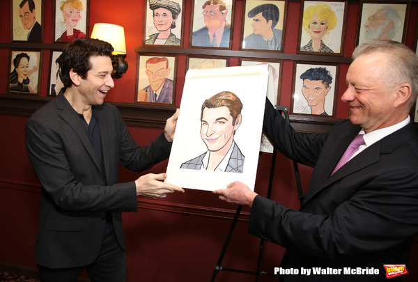 Photo Coverage: GROUNDHOG DAY's Andy Karl Becomes Broadway Royalty with a New Portrait at Sardi's! Image