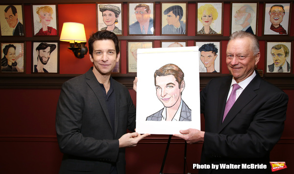 Photo Coverage: GROUNDHOG DAY's Andy Karl Becomes Broadway Royalty with a New Portrait at Sardi's! Image
