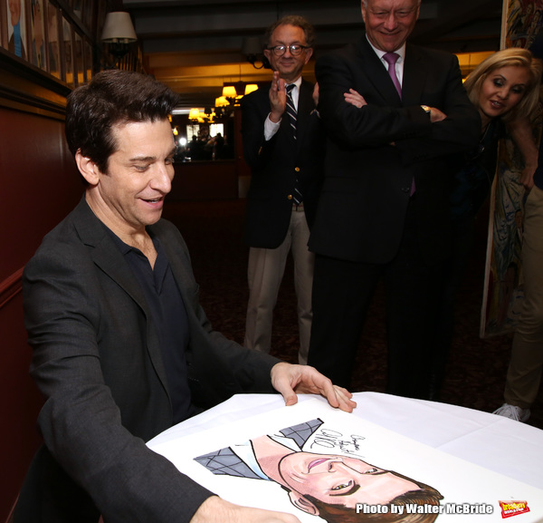 Photo Coverage: GROUNDHOG DAY's Andy Karl Becomes Broadway Royalty with a New Portrait at Sardi's! Image