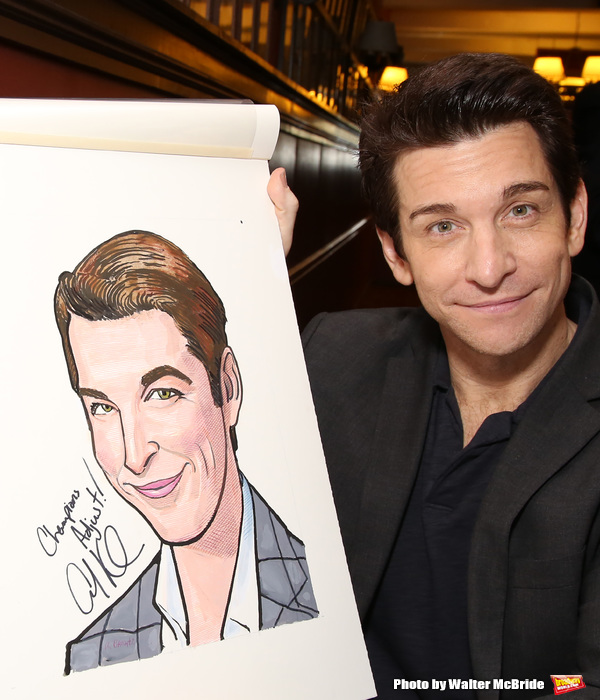 Photo Coverage: GROUNDHOG DAY's Andy Karl Becomes Broadway Royalty with a New Portrait at Sardi's! Image