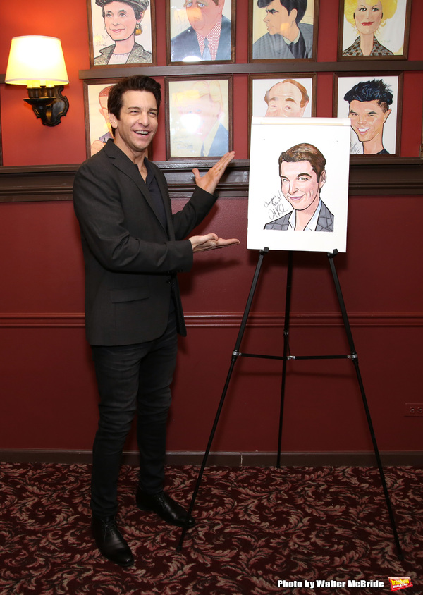 Photo Coverage: GROUNDHOG DAY's Andy Karl Becomes Broadway Royalty with a New Portrait at Sardi's! Image