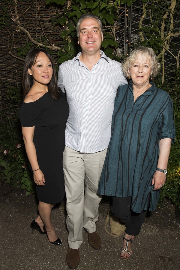 Naoko Mori, Mark Heenehan and Maggie Steed Photo