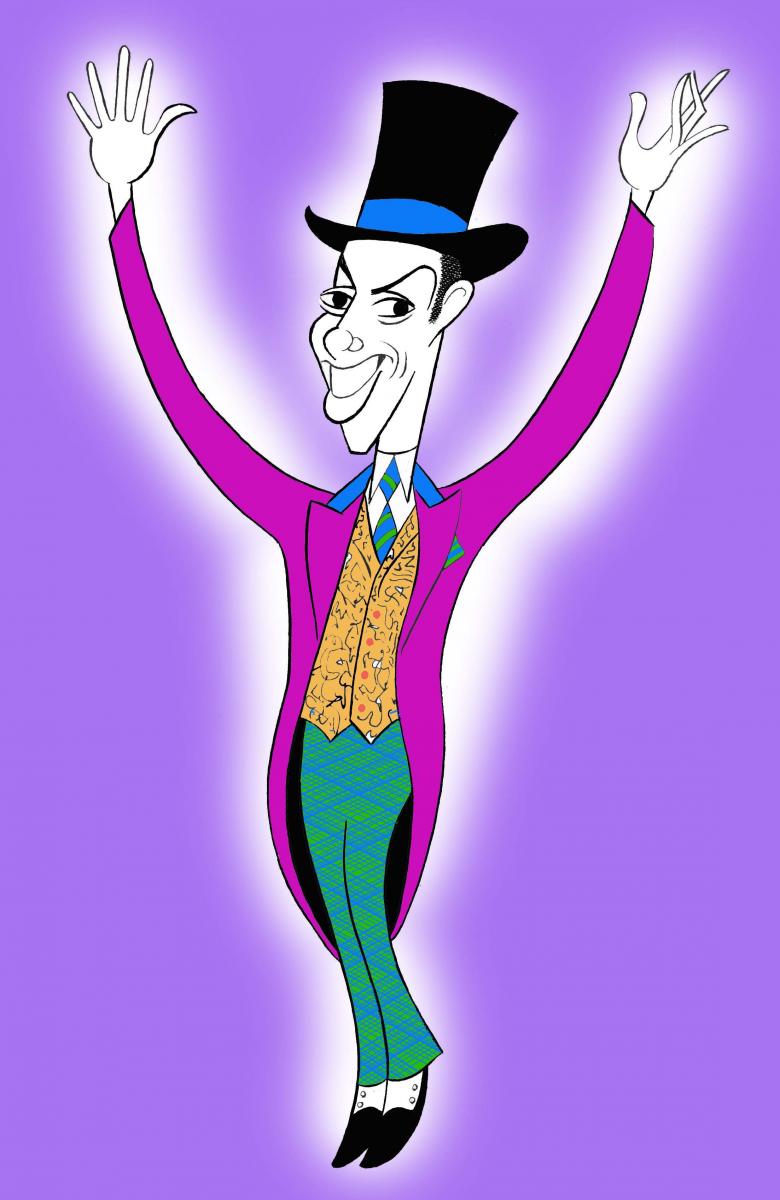 BWW Exclusive: Ken Fallin Draws the Stage - Christian Borle in CHARLIE AND THE CHOCOLATE FACTORY! Image