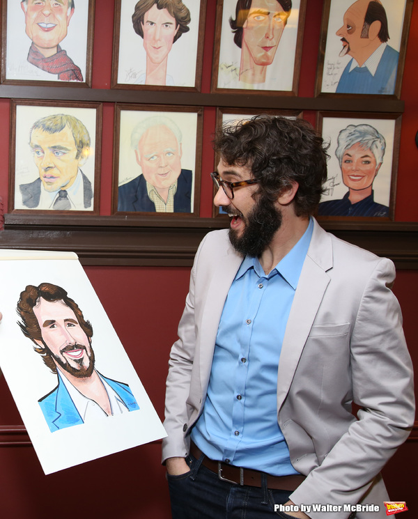 Photo Coverage: What About Josh? Josh Groban Receives Sardi's Portrait Image