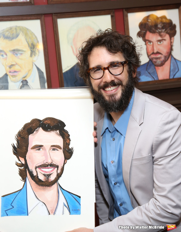 Photo Coverage: What About Josh? Josh Groban Receives Sardi's Portrait Image