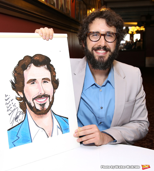 Photo Coverage: What About Josh? Josh Groban Receives Sardi's Portrait Image