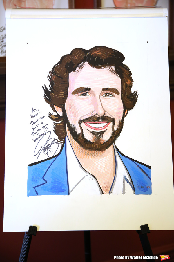 Photo Coverage: What About Josh? Josh Groban Receives Sardi's Portrait Image