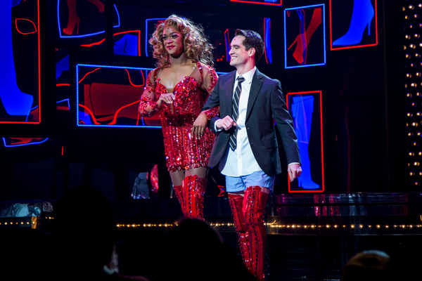Photo Coverage: No Panic Necessary! Brendon Urie Takes First Broadway Bows in KINKY BOOTS Image