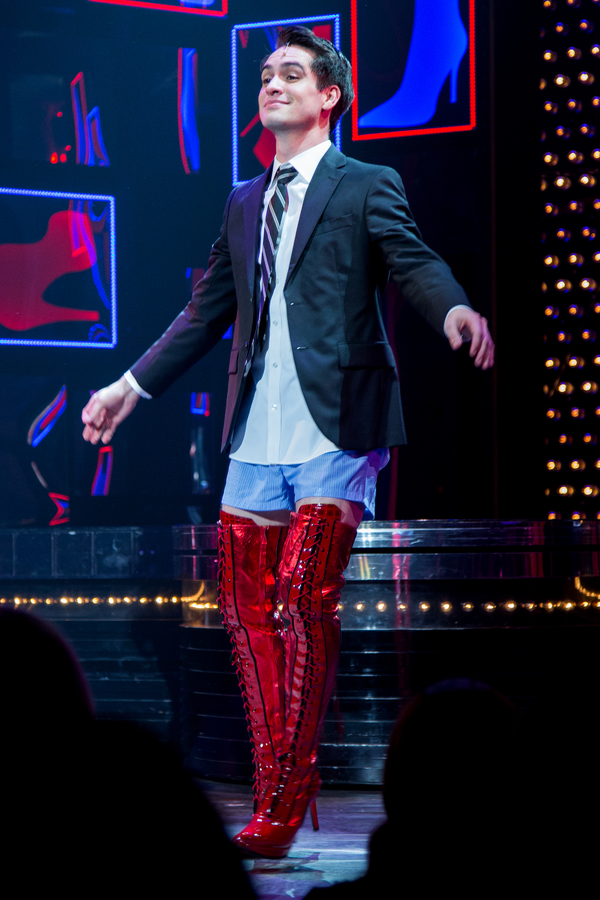 Photo Coverage: No Panic Necessary! Brendon Urie Takes First Broadway Bows in KINKY BOOTS Image