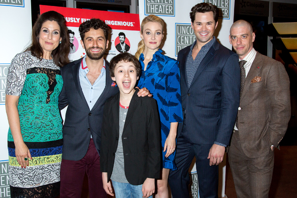 Stephanie J. Block, Brandon Uranowitz, Anthony Rosenthal, Betsy Wolfe, Andrew Rannell Photo