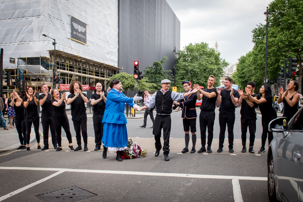 Photo Flash: First Look - James Corden Stops Traffic for 'Crosswalk the Musical: MARY POPPINS' Image