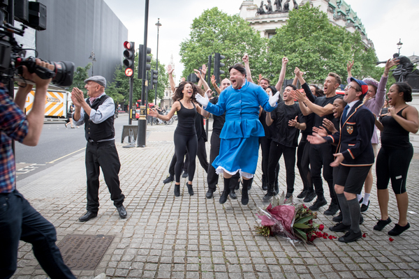 Photo Flash: First Look - James Corden Stops Traffic for 'Crosswalk the Musical: MARY POPPINS' Image