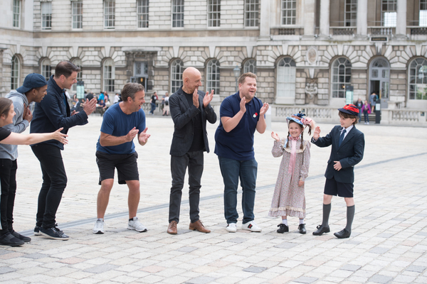 Photo Flash: First Look - James Corden Stops Traffic for 'Crosswalk the Musical: MARY POPPINS' Image