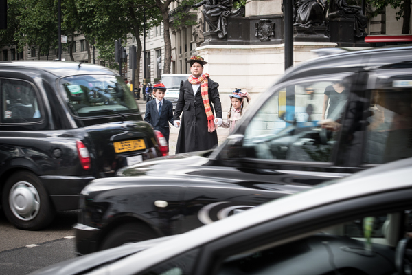 Photo Flash: First Look - James Corden Stops Traffic for 'Crosswalk the Musical: MARY POPPINS' Image