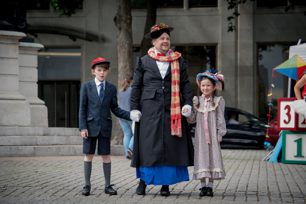 Photo Flash: First Look - James Corden Stops Traffic for 'Crosswalk the Musical: MARY POPPINS' Image
