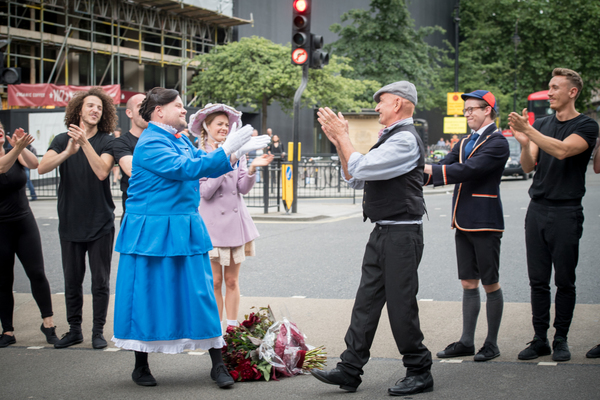Photo Flash: First Look - James Corden Stops Traffic for 'Crosswalk the Musical: MARY POPPINS' Image