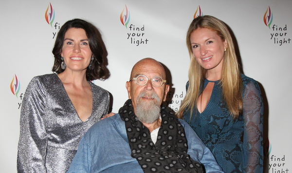 Diana Dimenna, Chuck Close and Sarah Arison Photo