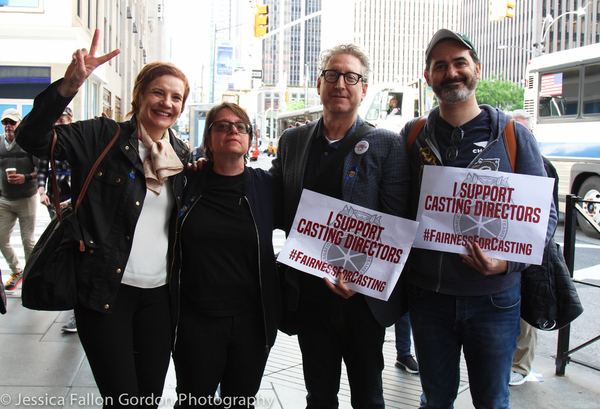 Photo Coverage: Casting Directors Take to the Streets to Rally for Union Contracts 
