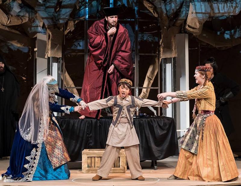 Review: THE CAUCASIAN CHALK CIRCLE at UCSB Theatre Department Image