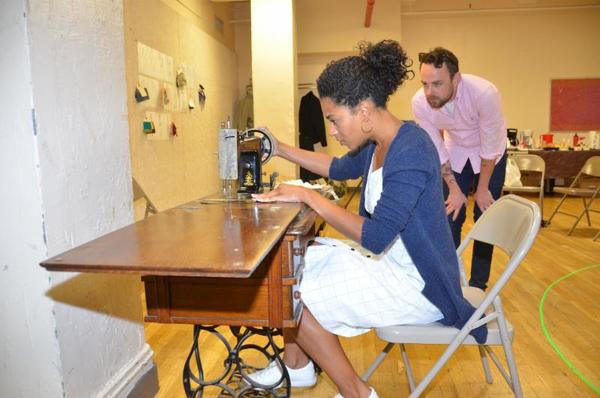 Photo Flash: In Rehearsals for INTIMATE APPAREL at Bay Street Theatre Image