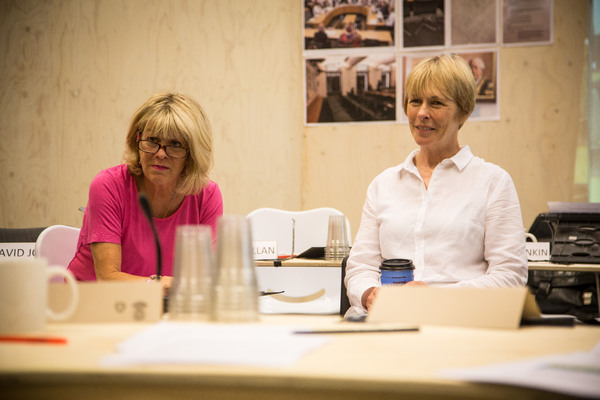 Photo Flash: Inside Rehearsal for New Musical 'COMMITTEE' at Donmar Warehouse Image