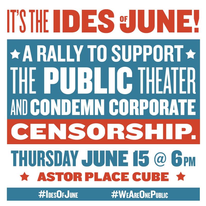 Rise Up! Rally Planned in Support of Public Theater's JULIUS CAESAR Image