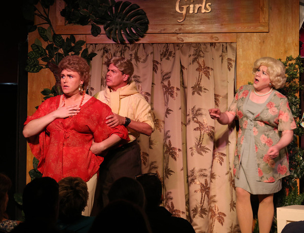 (left to right) AJ Wright, Michael S. Miller and Ed Jones in Hell in a Handbag Produc Photo