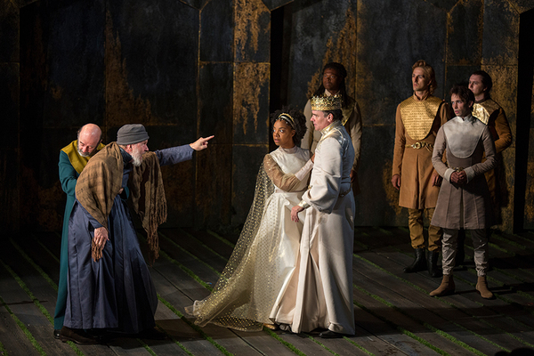 The cast of King Richard II, by William Shakespeare, directed by Erica Schdmit, runni Photo