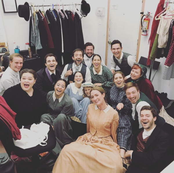 Photo Flash: SUNSET BOULEVARD Prepares to Drive Off Into the Sunset, and More Saturday Intermission Pics! Image