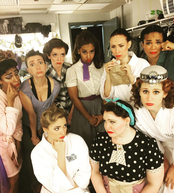 Photo Flash: SUNSET BOULEVARD Prepares to Drive Off Into the Sunset, and More Saturday Intermission Pics! Image