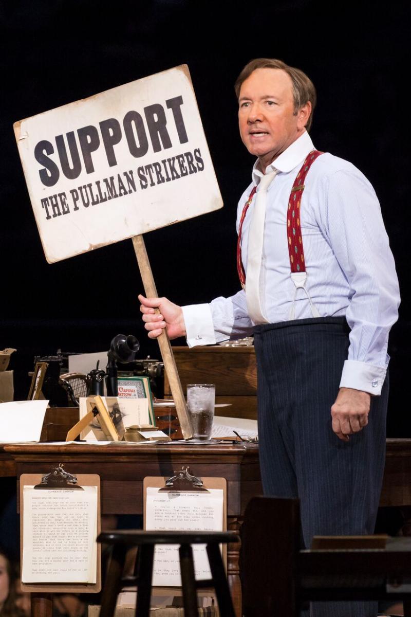 Review: Kevin Spacey Aces CLARENCE DARROW at Arthur Ashe Stadium Image