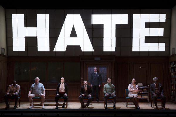 Photo Flash: Big Brother Is Watching... Get a First Look at Reed Birney, Tom Sturridge and Olivia Wilde in 1984 on Broadway Image