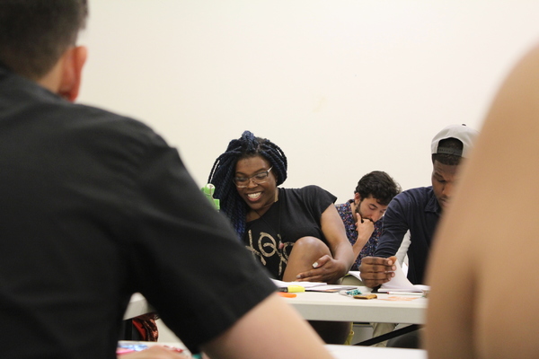 Photo Flash: Inside Rehearsal for The Movement Theatre Company's AND SHE WOULD STAND LIKE THIS Image