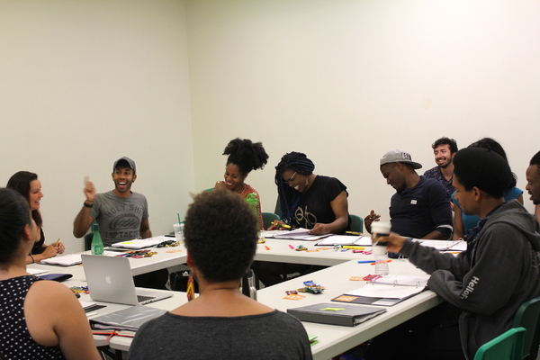 Photo Flash: Inside Rehearsal for The Movement Theatre Company's AND SHE WOULD STAND LIKE THIS Image
