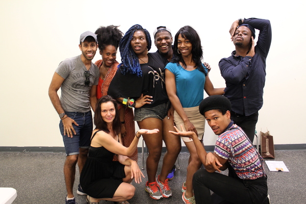Photo Flash: Inside Rehearsal for The Movement Theatre Company's AND SHE WOULD STAND LIKE THIS 