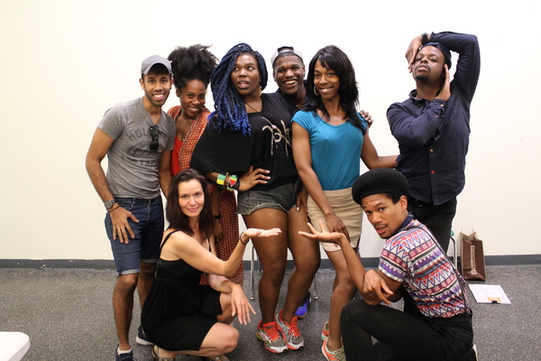 Photo Flash: Inside Rehearsal for The Movement Theatre Company's AND SHE WOULD STAND LIKE THIS Image